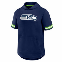 Seattle Seahawks Optimal Play Short Sleeve Hooded T-Shirt College Navy | Fanatics