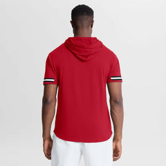 San Francisco 49ers Optimal Play Short Sleeve Hooded T-Shirt Scarlet | Fanatics