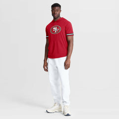 San Francisco 49ers Optimal Play Short Sleeve Hooded T-Shirt Scarlet | Fanatics