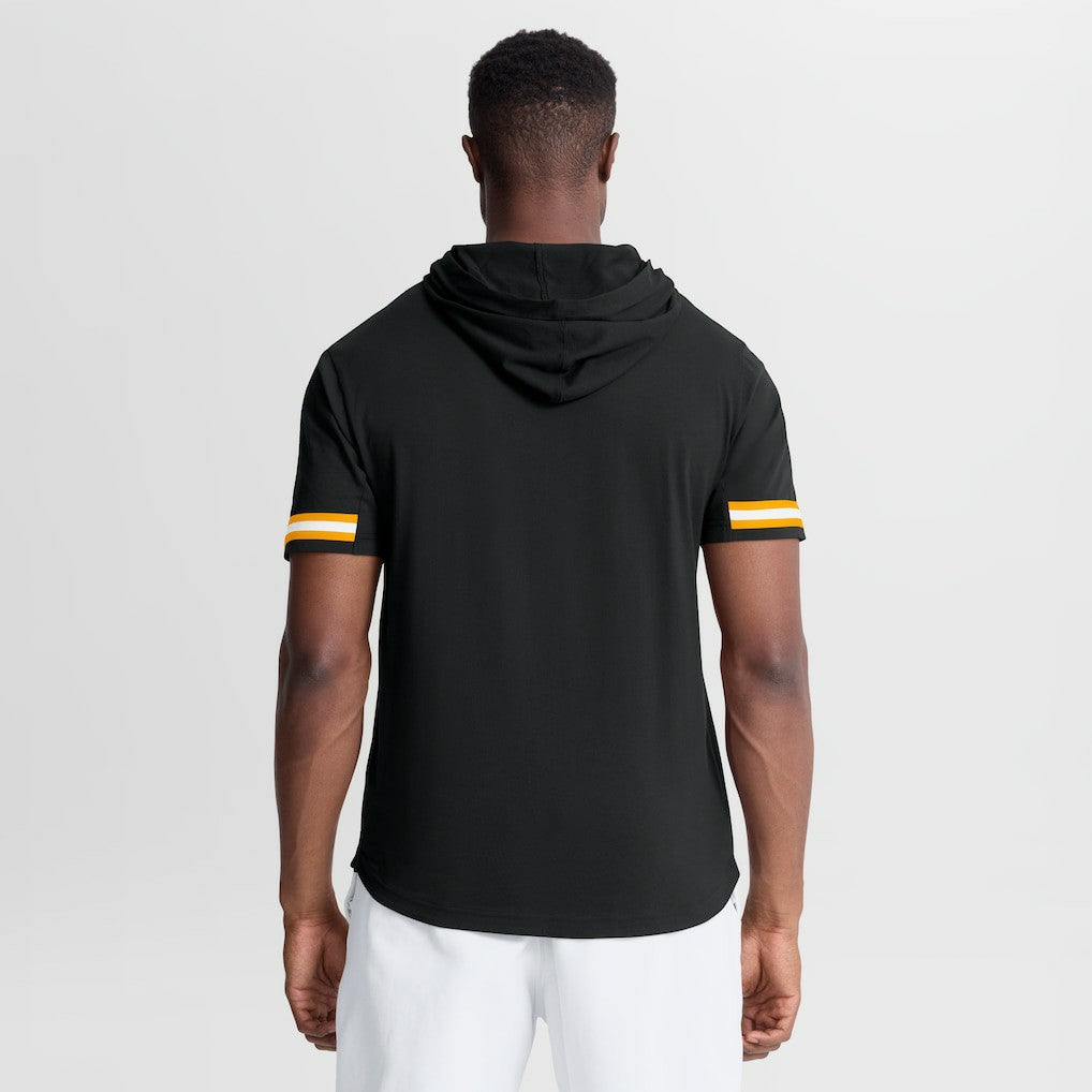 Pittsburgh Steelers Optimal Play Short Sleeve Hooded T-Shirt Black | Fanatics