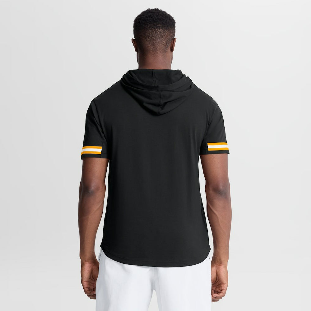 Pittsburgh Steelers Optimal Play Short Sleeve Hooded T-Shirt Black | Fanatics