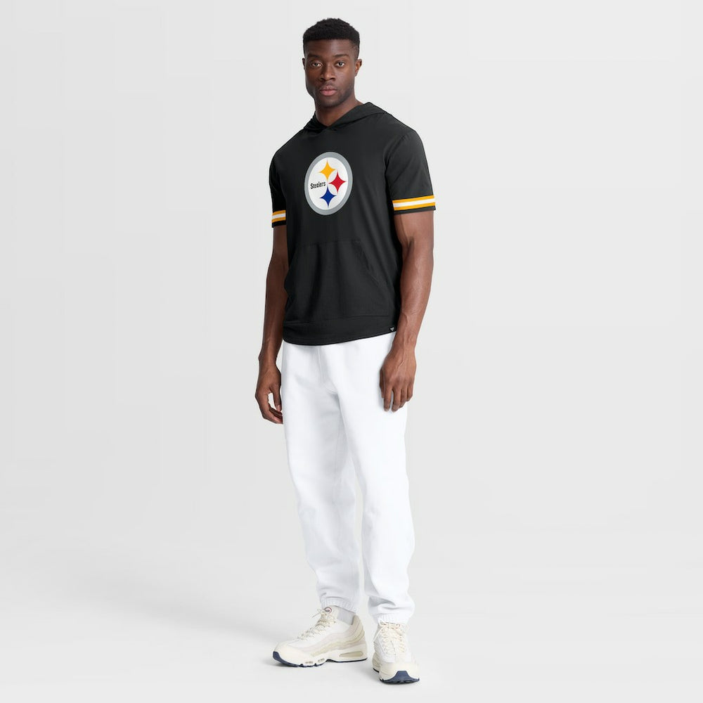 Pittsburgh Steelers Optimal Play Short Sleeve Hooded T-Shirt Black | Fanatics