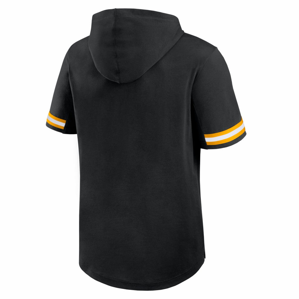 Pittsburgh Steelers Optimal Play Short Sleeve Hooded T-Shirt Black | Fanatics
