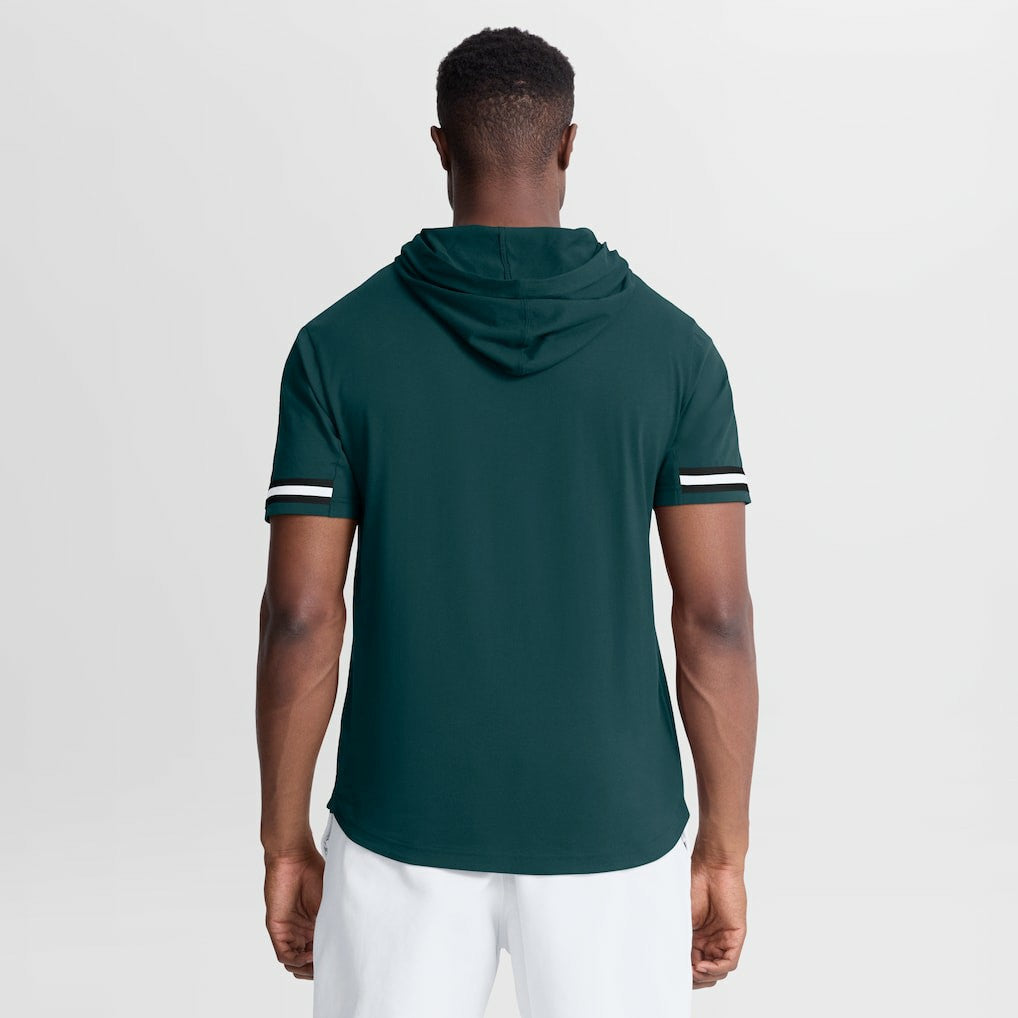 Philadelphia Eagles Optimal Play Short Sleeve Hooded T-Shirt Midnight Green | Fanatics