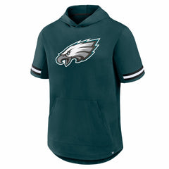 Philadelphia Eagles Optimal Play Short Sleeve Hooded T-Shirt Midnight Green | Fanatics