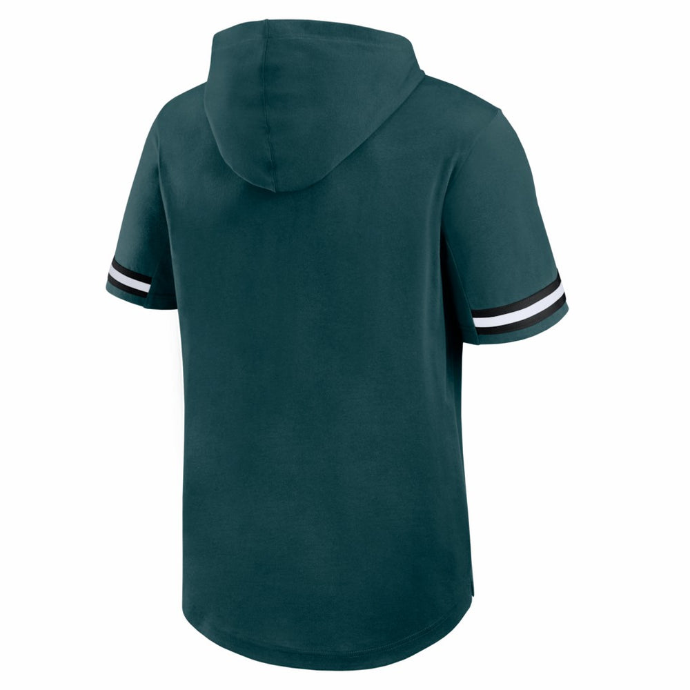 Philadelphia Eagles Optimal Play Short Sleeve Hooded T-Shirt Midnight Green | Fanatics