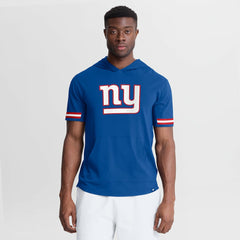 New York Giants Optimal Play Short Sleeve Hooded T-Shirt Royal | Fanatics