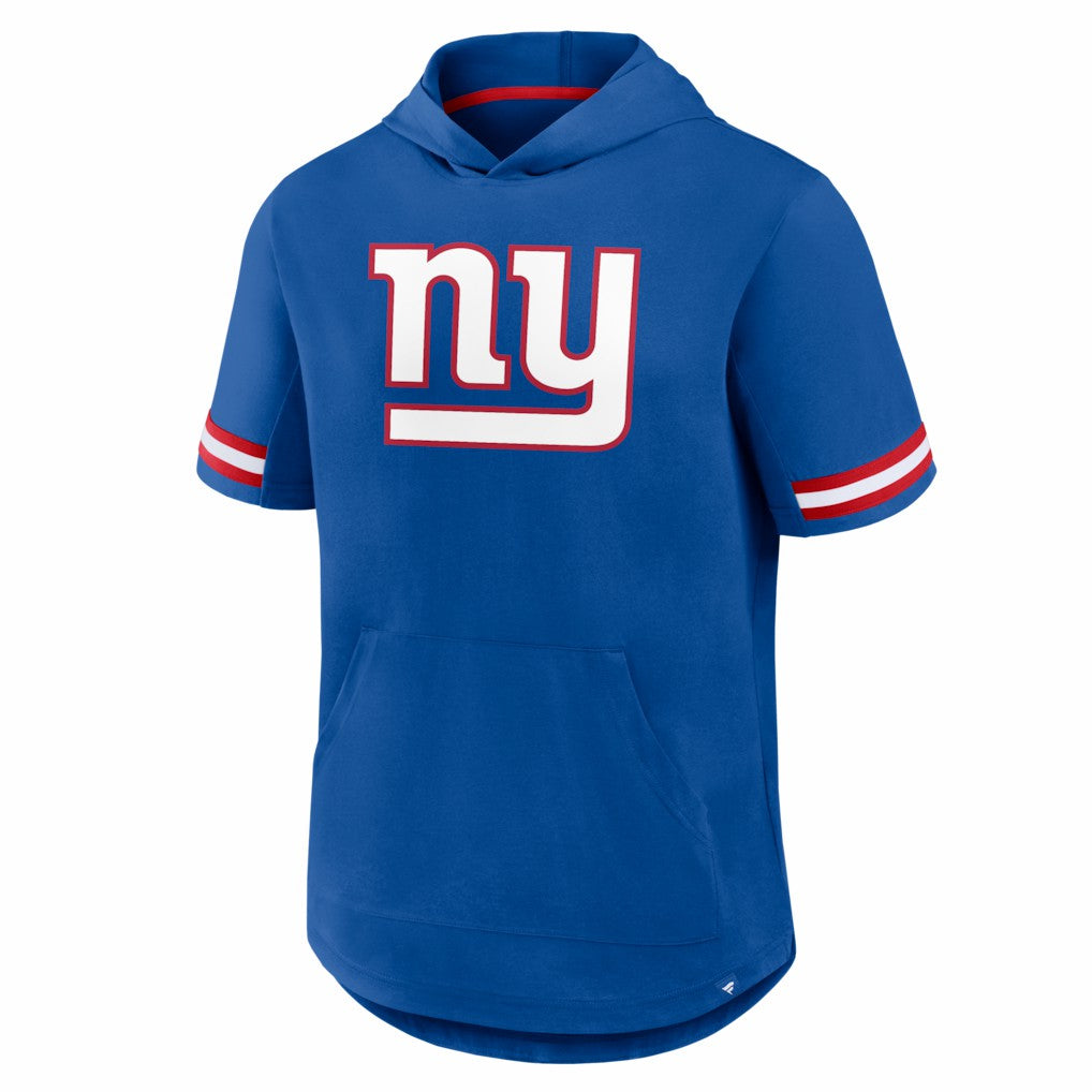 New York Giants Optimal Play Short Sleeve Hooded T-Shirt Royal | Fanatics