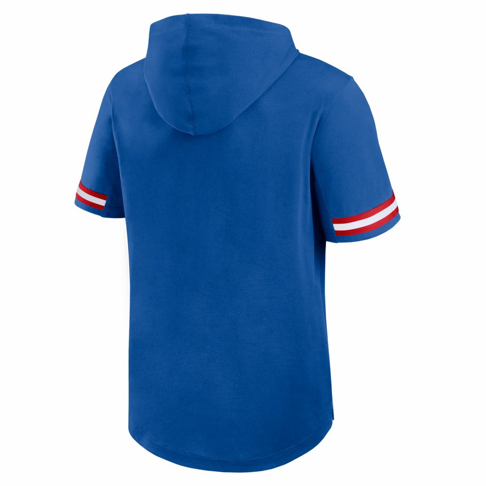 New York Giants Optimal Play Short Sleeve Hooded T-Shirt Royal | Fanatics