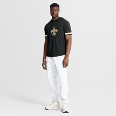 New Orleans Saints Optimal Play Short Sleeve Hooded T-Shirt Black | Fanatics