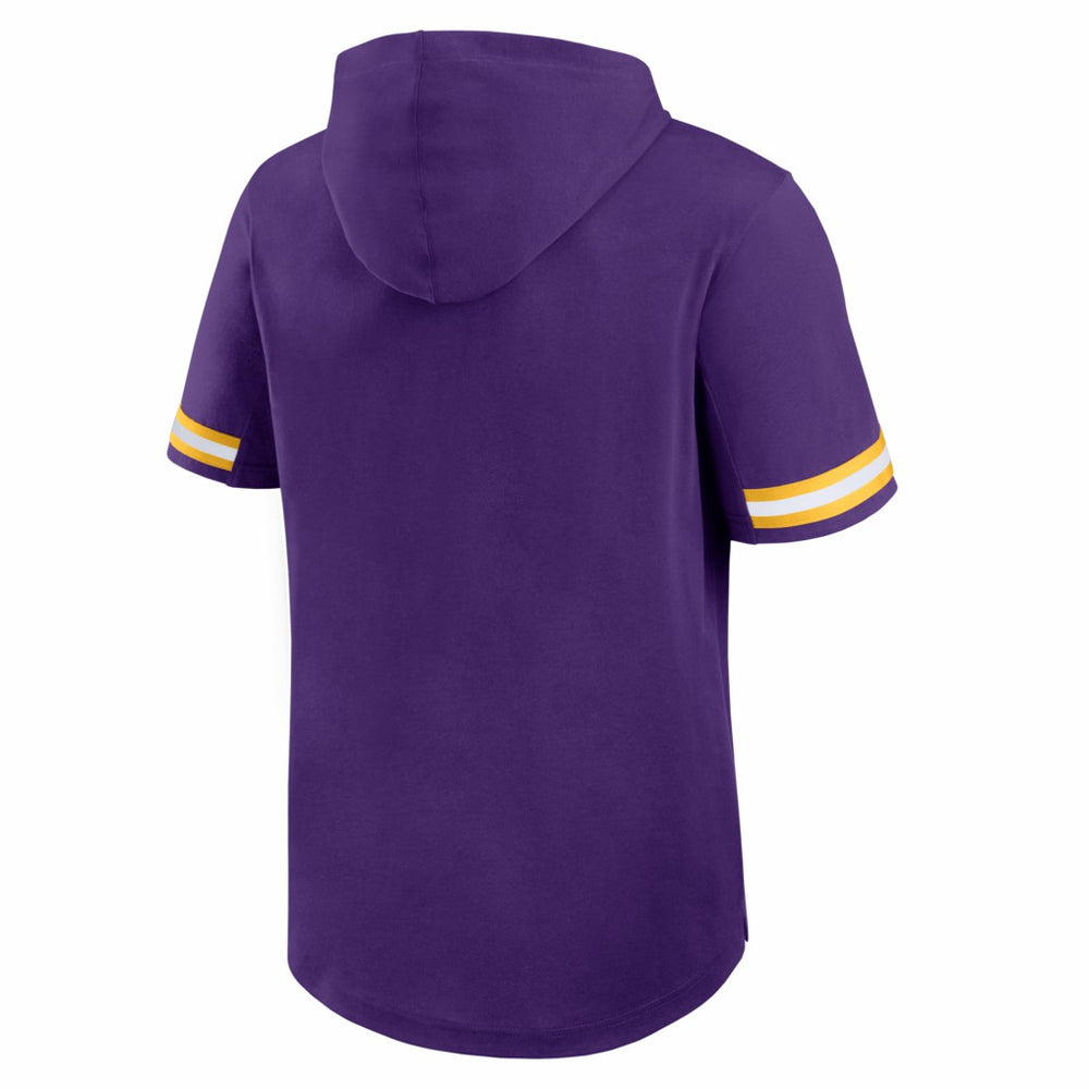 Minnesota Vikings Optimal Play Short Sleeve Hooded T-Shirt Purple | Fanatics