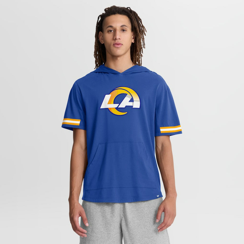 Los Angeles Rams Optimal Play Short Sleeve Hooded T-Shirt Royal | Fanatics