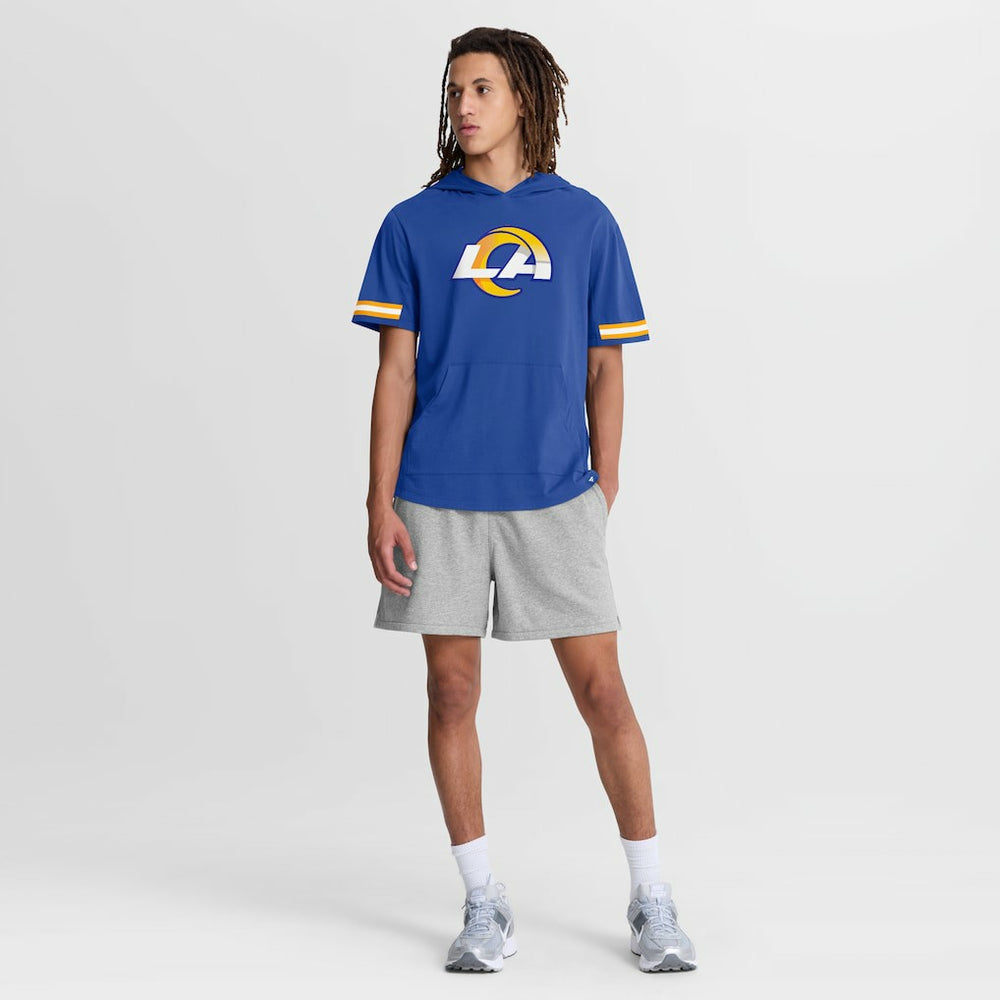Los Angeles Rams Optimal Play Short Sleeve Hooded T-Shirt Royal | Fanatics