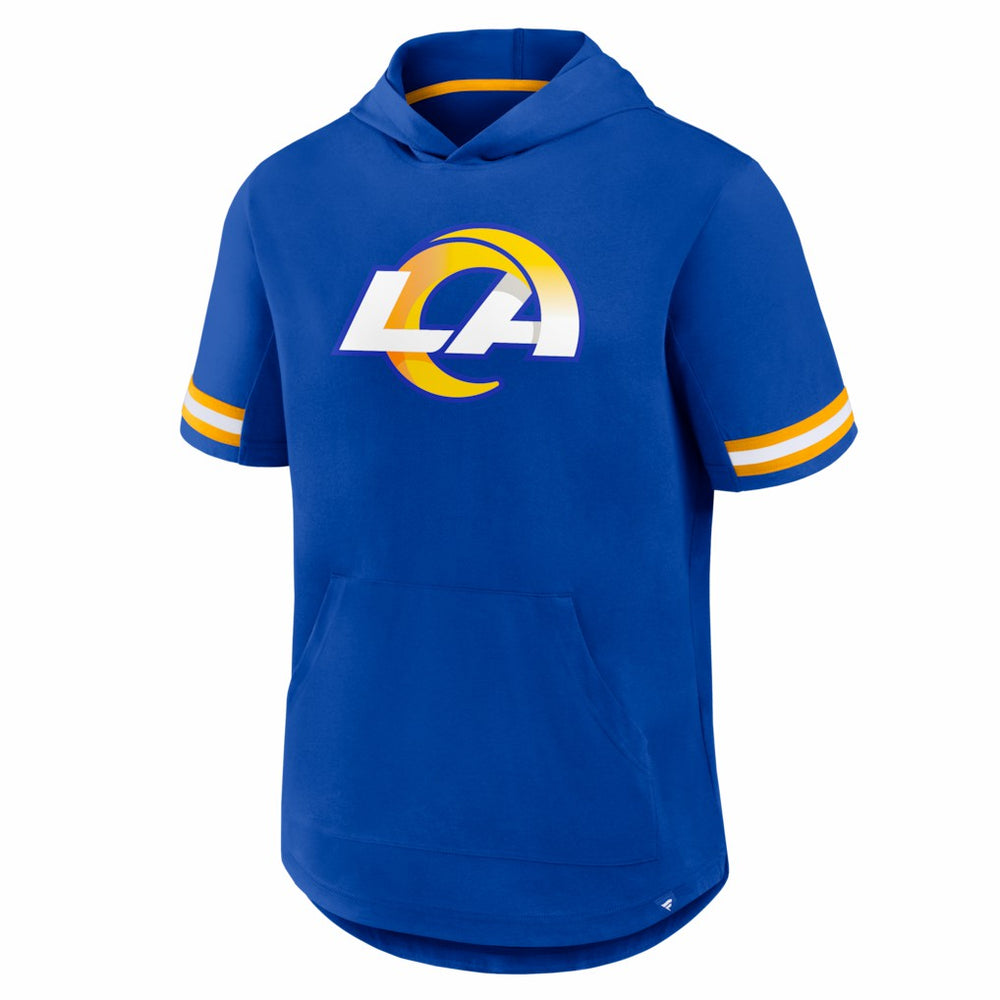 Los Angeles Rams Optimal Play Short Sleeve Hooded T-Shirt Royal | Fanatics