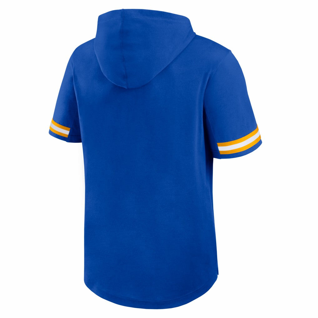 Los Angeles Rams Optimal Play Short Sleeve Hooded T-Shirt Royal | Fanatics