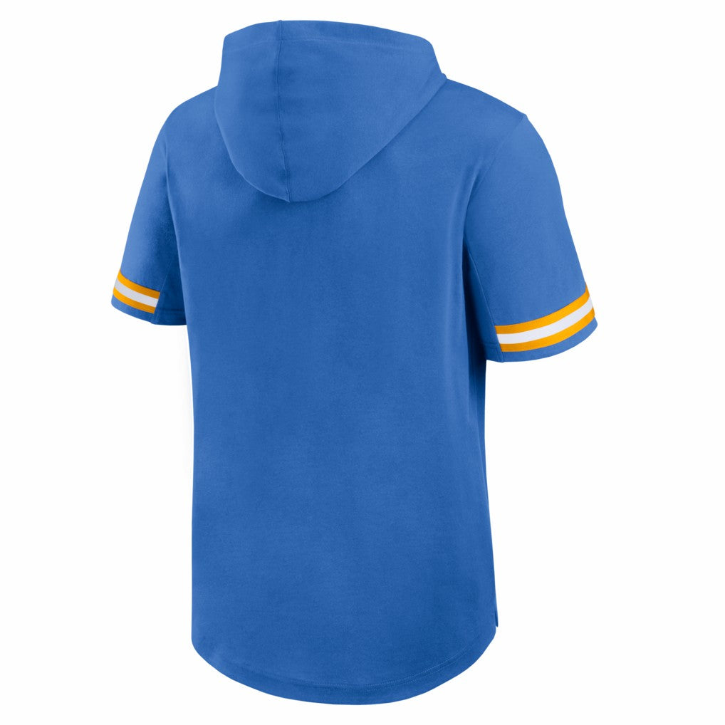 Los Angeles Chargers Optimal Play Short Sleeve Hooded T-Shirt Powder Blue | Fanatics