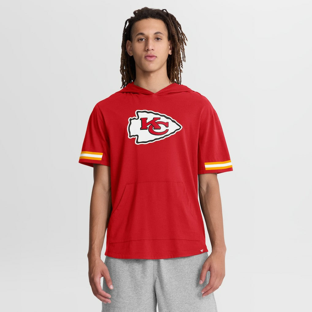 Kansas City Chiefs Optimal Play Short Sleeve Hooded T-Shirt Red | Fanatics
