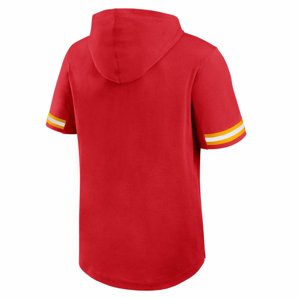 Kansas City Chiefs Optimal Play Short Sleeve Hooded T-Shirt Red | Fanatics