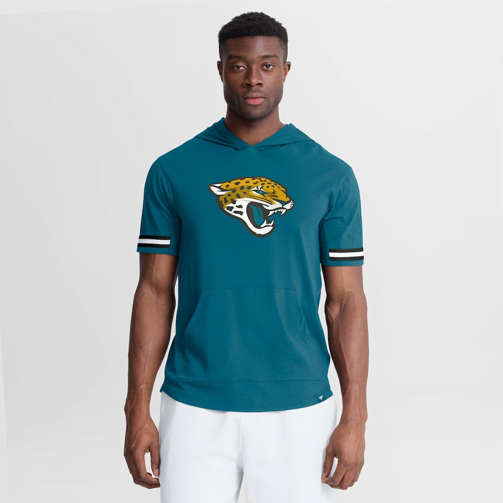 Jacksonville Jaguars Optimal Play Short Sleeve Hooded T-Shirt Teal | Fanatics