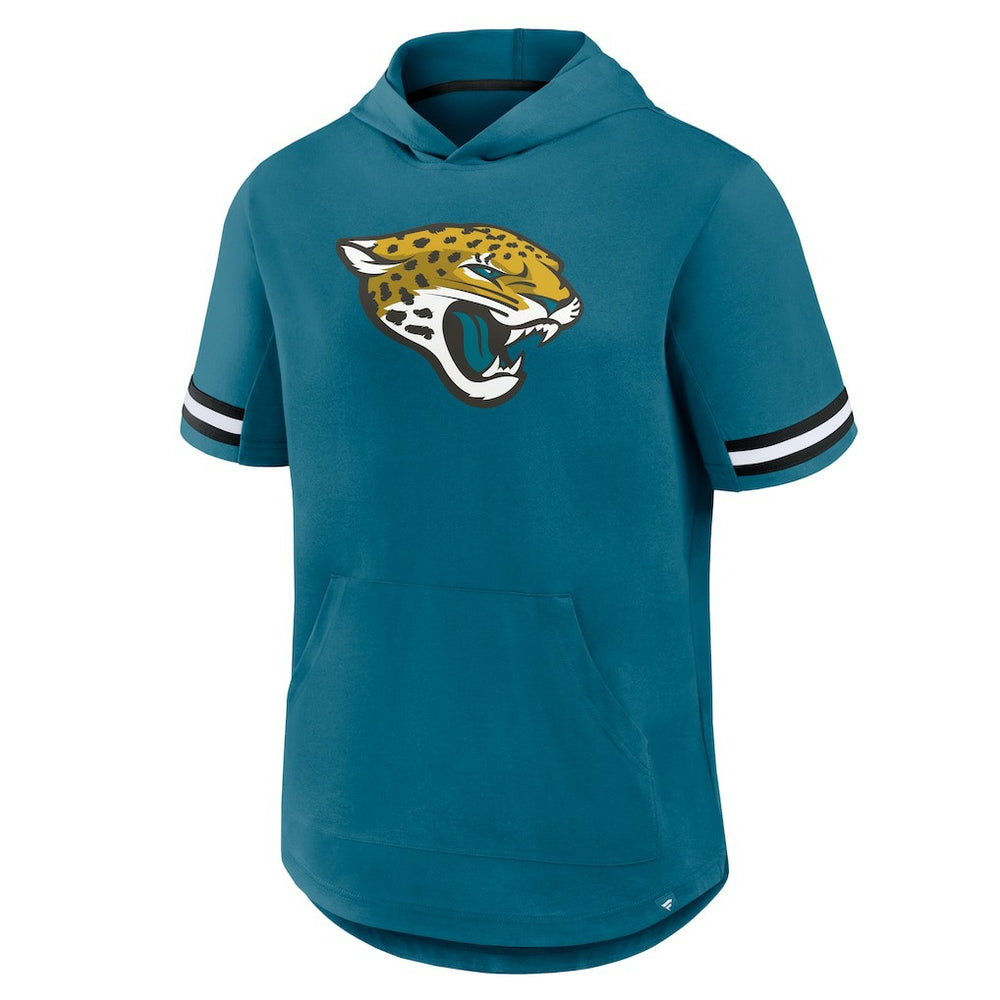 Jacksonville Jaguars Optimal Play Short Sleeve Hooded T-Shirt Teal | Fanatics