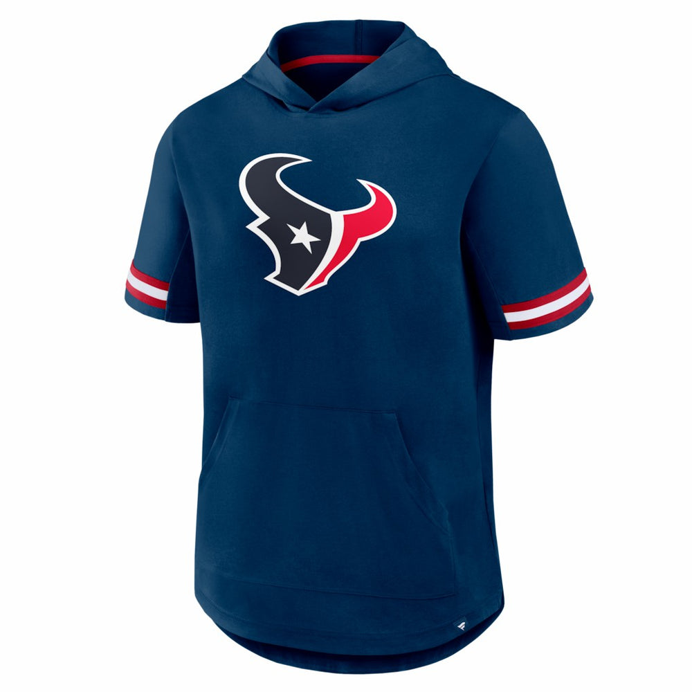 Houston Texans Optimal Play Short Sleeve Hooded T-Shirt Navy | Fanatics