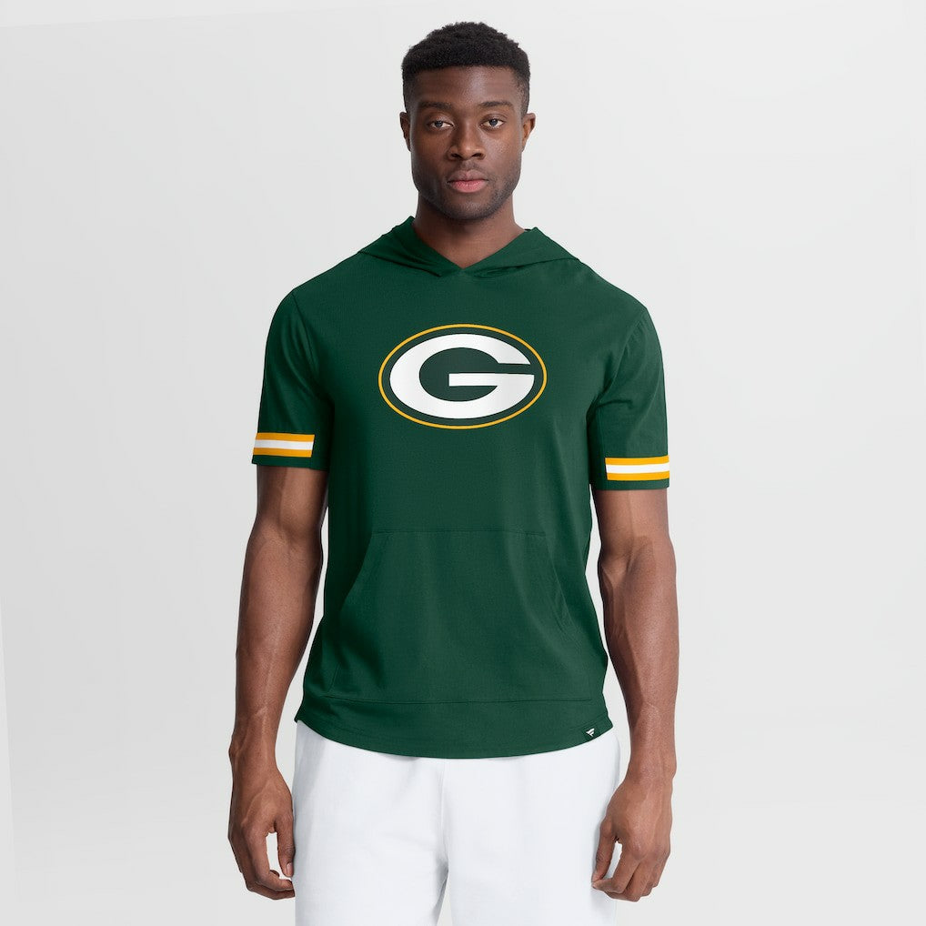 Green Bay Packers Optimal Play Short Sleeve Hooded T-Shirt Green | Fanatics