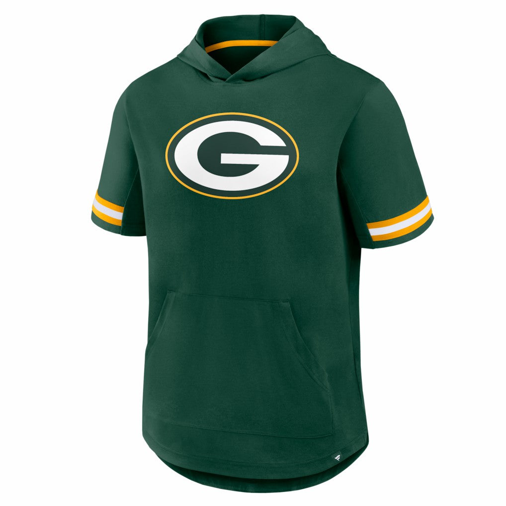 Green Bay Packers Optimal Play Short Sleeve Hooded T-Shirt Green | Fanatics