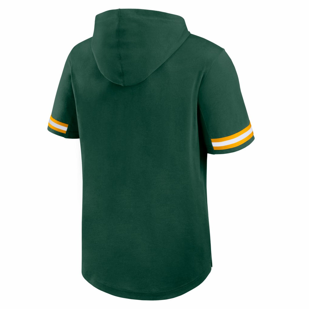 Green Bay Packers Optimal Play Short Sleeve Hooded T-Shirt Green | Fanatics