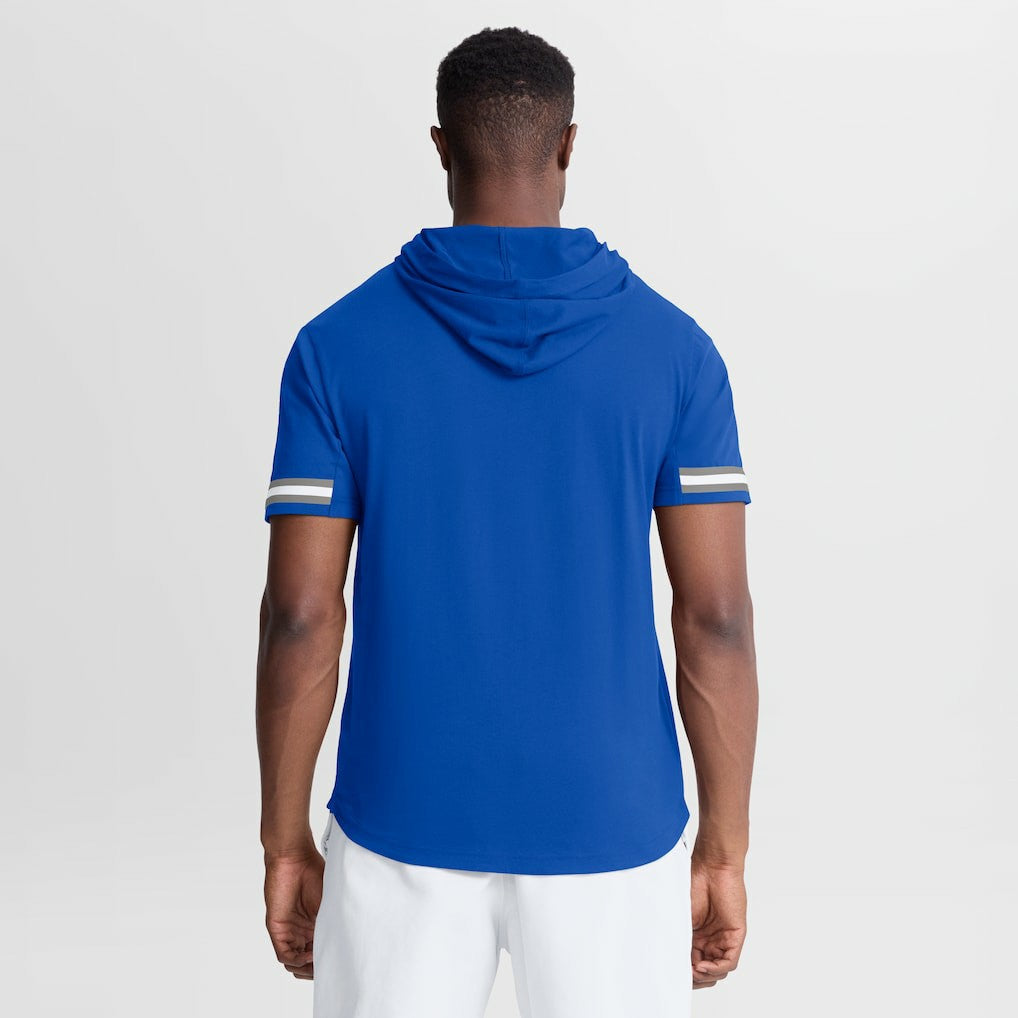 Detroit Lions Optimal Play Short Sleeve Hooded T-Shirt Blue | Fanatics