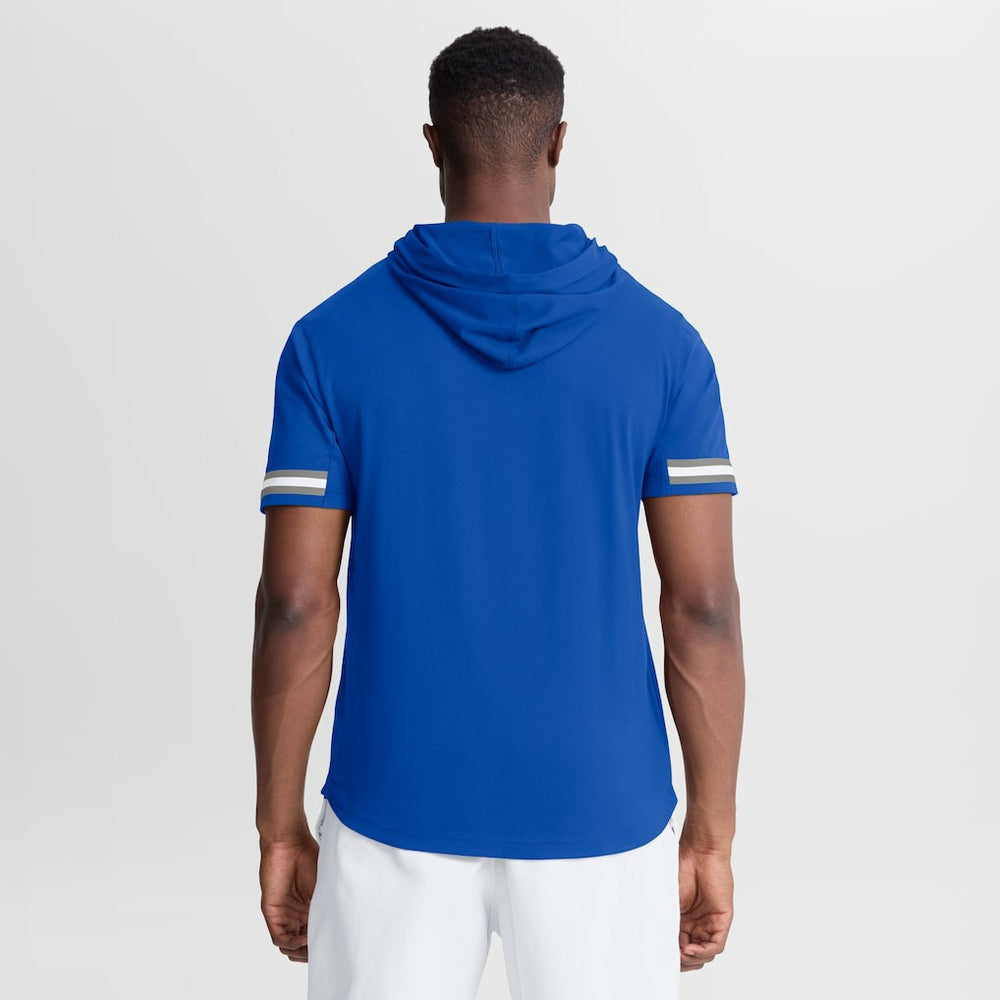Detroit Lions Optimal Play Short Sleeve Hooded T-Shirt Blue | Fanatics