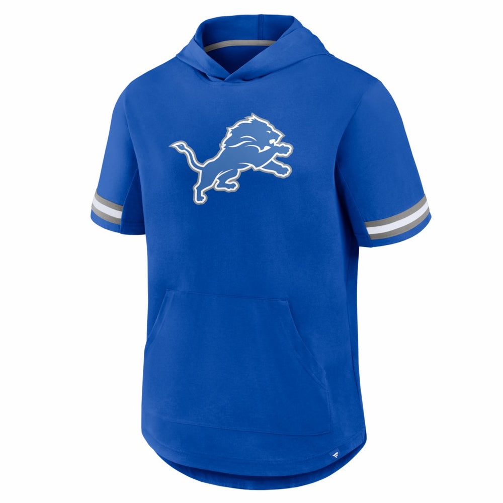 Detroit Lions Optimal Play Short Sleeve Hooded T-Shirt Blue | Fanatics