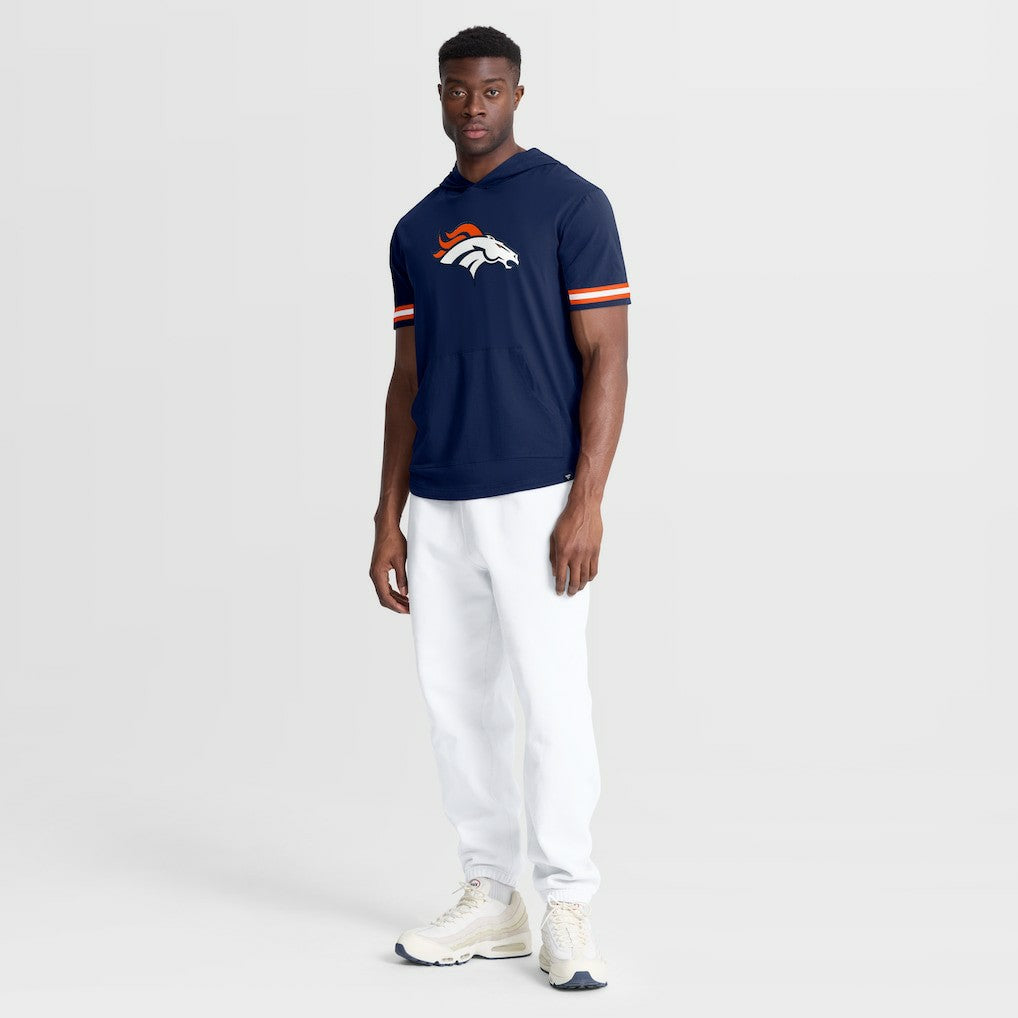 Denver Broncos Optimal Play Short Sleeve Hooded T-Shirt Navy | Fanatics
