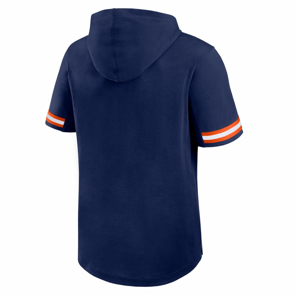 Denver Broncos Optimal Play Short Sleeve Hooded T-Shirt Navy | Fanatics