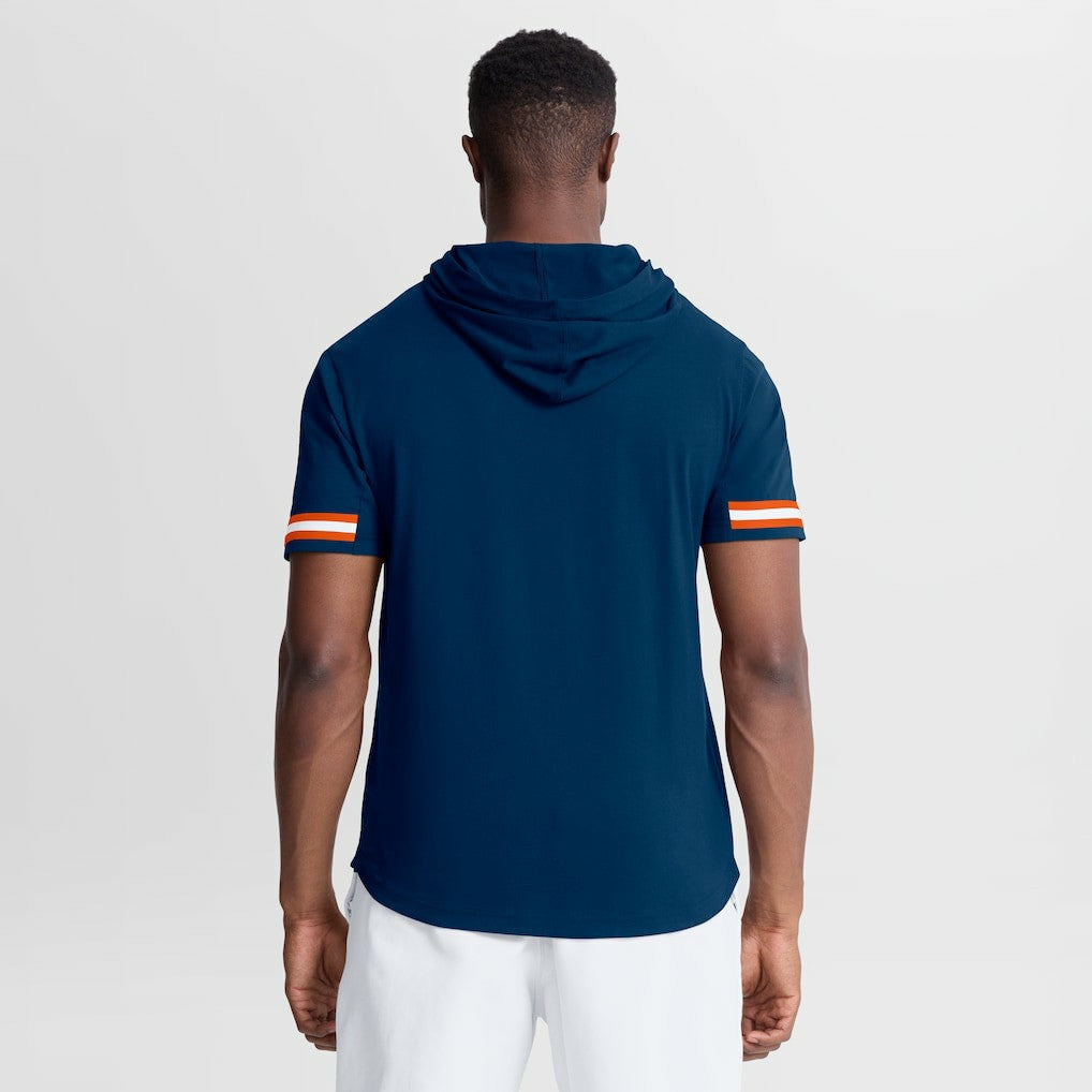 Chicago Bears Optimal Play Short Sleeve Hooded T-Shirt Navy | Fanatics