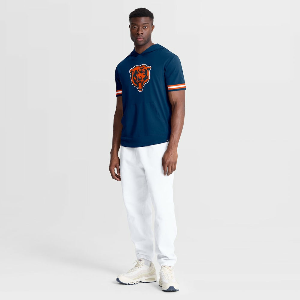Chicago Bears Optimal Play Short Sleeve Hooded T-Shirt Navy | Fanatics
