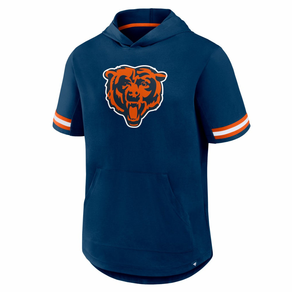 Chicago Bears Optimal Play Short Sleeve Hooded T-Shirt Navy | Fanatics
