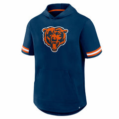 Chicago Bears Optimal Play Short Sleeve Hooded T-Shirt Navy | Fanatics