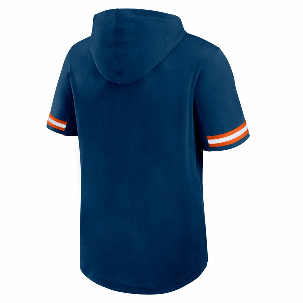 Chicago Bears Optimal Play Short Sleeve Hooded T-Shirt Navy | Fanatics