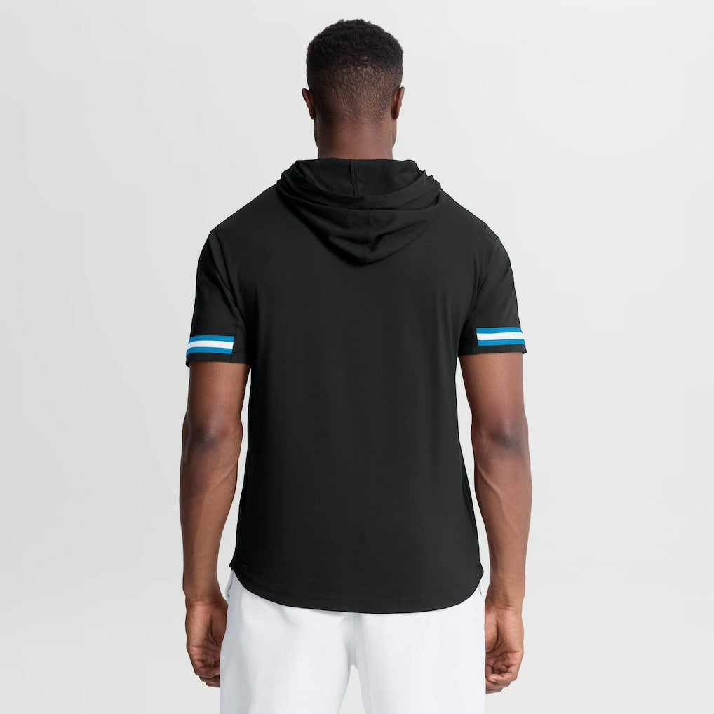 Carolina Panthers Optimal Play Short Sleeve Hooded T-Shirt Black | Fanatics