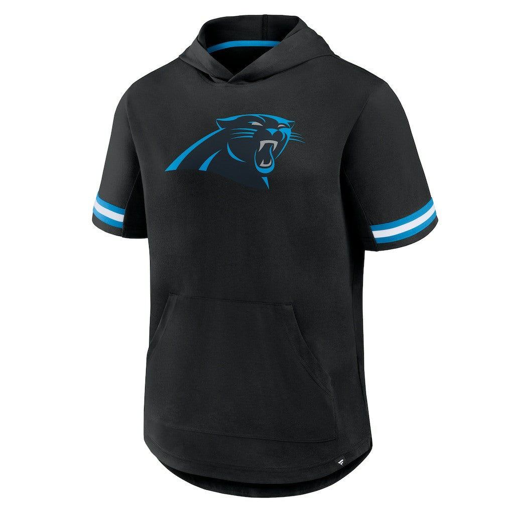 Carolina Panthers Optimal Play Short Sleeve Hooded T-Shirt Black | Fanatics