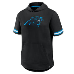 Carolina Panthers Optimal Play Short Sleeve Hooded T-Shirt Black | Fanatics