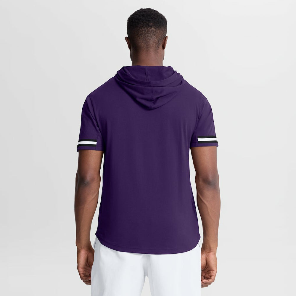 Baltimore Ravens Optimal Play Short Sleeve Hooded T-Shirt Purple | Fanatics