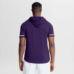 Baltimore Ravens Optimal Play Short Sleeve Hooded T-Shirt Purple | Fanatics