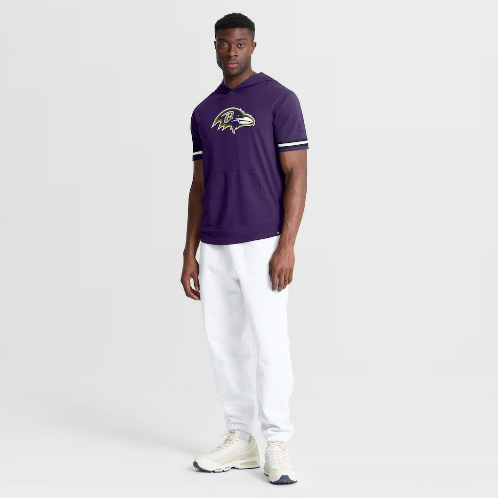 Baltimore Ravens Optimal Play Short Sleeve Hooded T-Shirt Purple | Fanatics