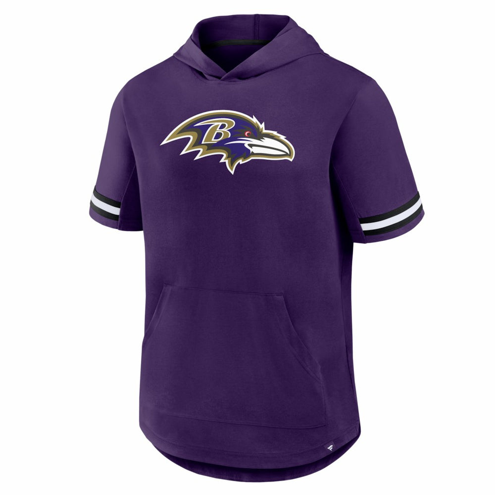Baltimore Ravens Optimal Play Short Sleeve Hooded T-Shirt Purple | Fanatics