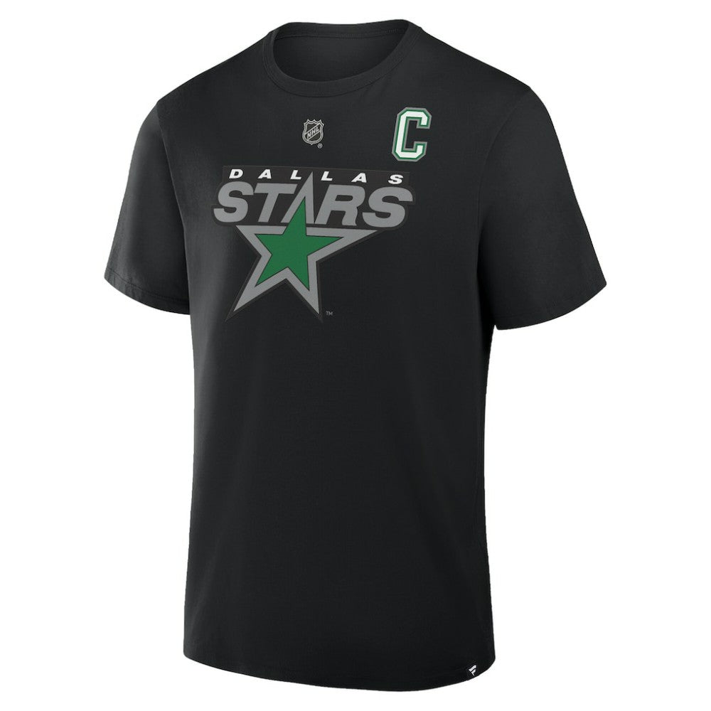 Jamie Benn Dallas Stars Fanatics Authentic Stack Name & Number T-Shirt - Black - NHL