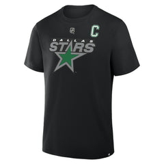 Jamie Benn Dallas Stars Fanatics Authentic Stack Name & Number T-Shirt - Black - NHL
