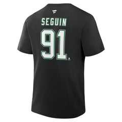 Tyler Seguin Dallas Stars Fanatics Authentic Stack Name & Number T-Shirt - Black - NHL