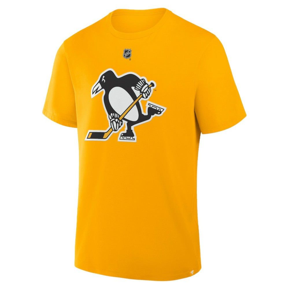 Evgeni Malkin Pittsburgh Penguins Fanatics Authentic Stack Name & Number T-Shirt - Gold - NHL