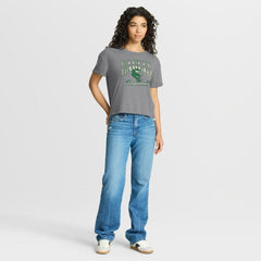 Philadelphia Eagles Women's Overplayed Tribute Tri-Blend Boxy T-Shirt Heather Gray | Fanatics
